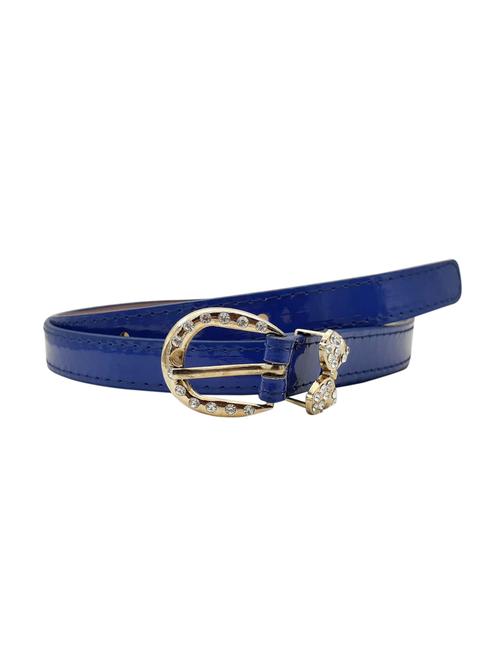 blue leatherette (pu belt - 15411523 - Standard Image - 1