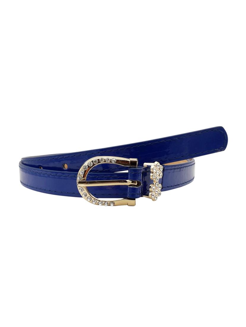 blue leatherette (pu belt - 15411538 - Zoom Image - 1
