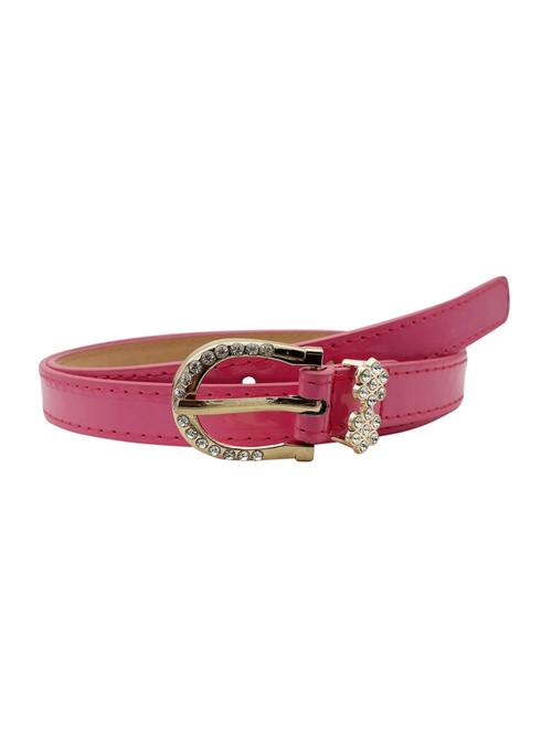 pink leatherette (pu belt - 15411541 - Standard Image - 1