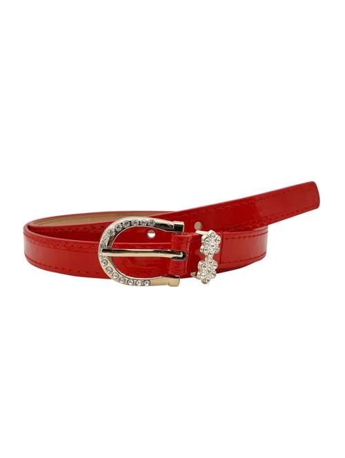 red leatherette (pu belt - 15411542 - Standard Image - 1