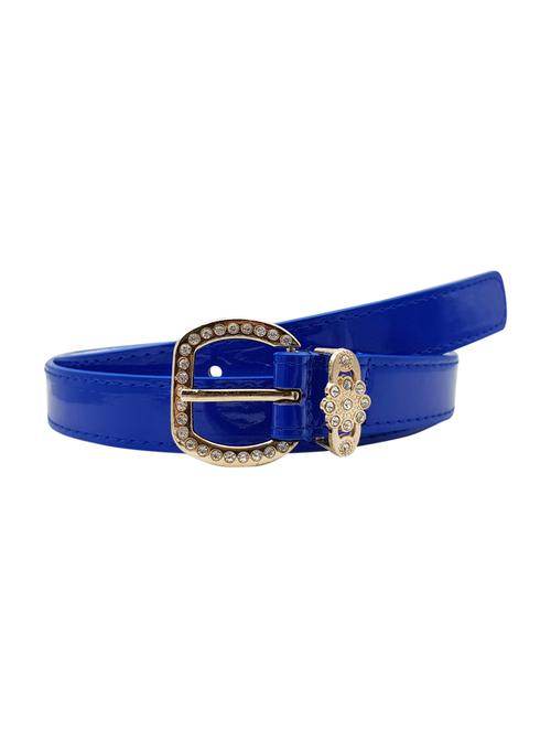 blue leatherette (pu belt - 15411553 - Standard Image - 1