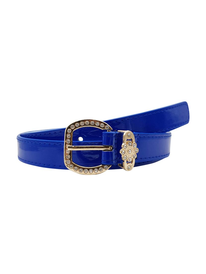blue leatherette (pu belt - 15411553 - Zoom Image - 1