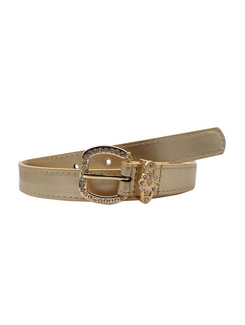 gold leatherette (pu belt - 15411555 - Standard Image - 1