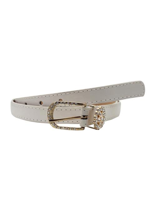 white leatherette (pu belt - 15411566 - Standard Image - 1