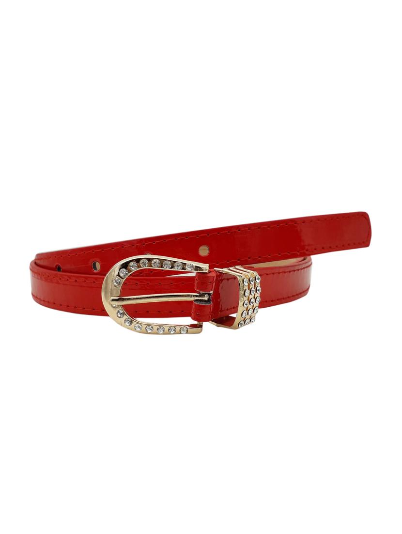 red leatherette (pu belt - 15411584 - Zoom Image - 1
