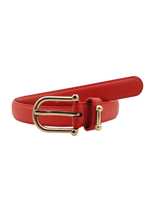 red leatherette (pu belt - 15411588 - Standard Image - 1