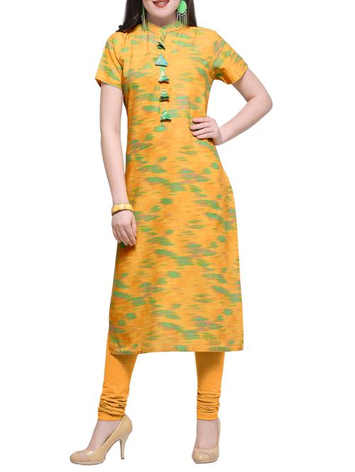 Printed straight kurta - 15411813 - Standard Image - 1