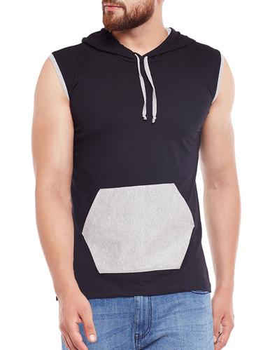 navy blue cotton pocket t-shirt - 15411925 - Very Small Image - 1