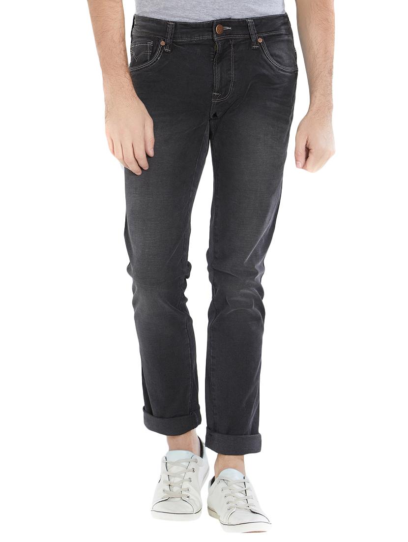 grey cotton washed jeans - 15412040 - Zoom Image - 1