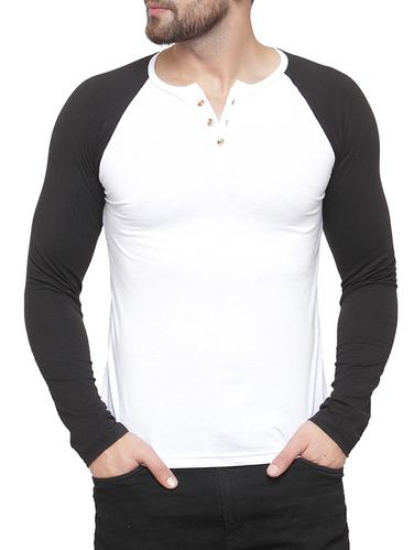 white cotton raglan t-shirt - 15412148 - Very Small Image - 1