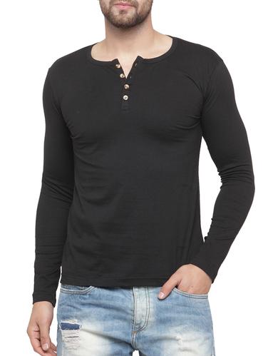 black cotton t-shirt - 15412149 - Very Small Image - 1