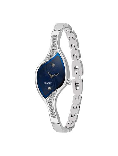 Adamo Analog Blue Dial Women's Watch -9710SM01 - 15412200 - Very Small Image - 1