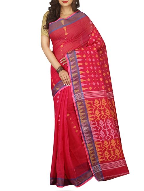 jacquard motif baluchari saree with blouse - 15412274 - Standard Image - 1