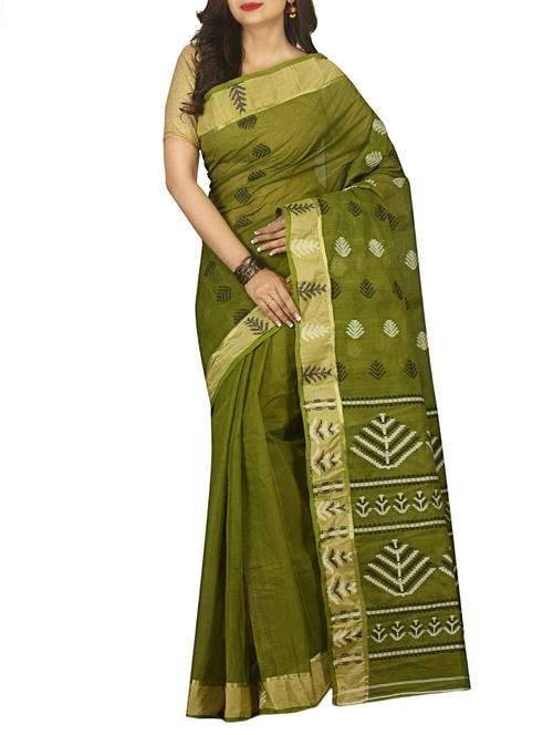 jacquard motif baluchari saree with blouse - 15412281 - Standard Image - 1