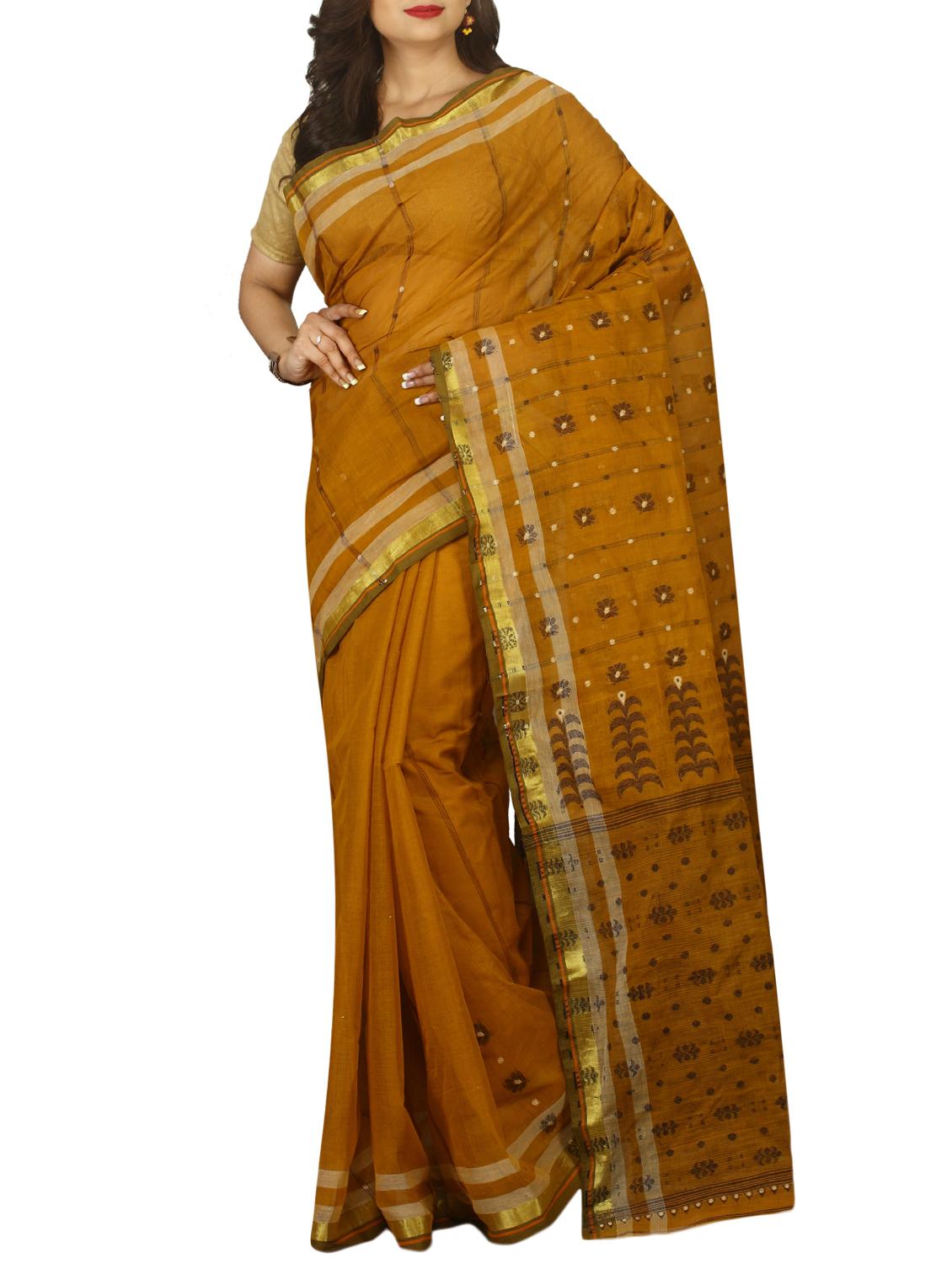 jacquard motif baluchari saree with blouse - 15412288 - Zoom Image - 1