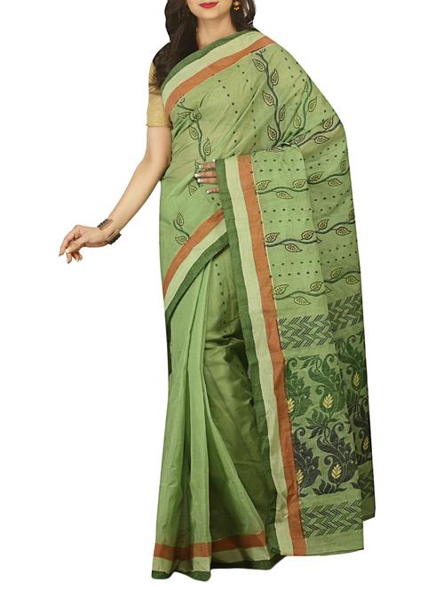 jacquard motif baluchari saree with blouse - 15412290 - Standard Image - 1