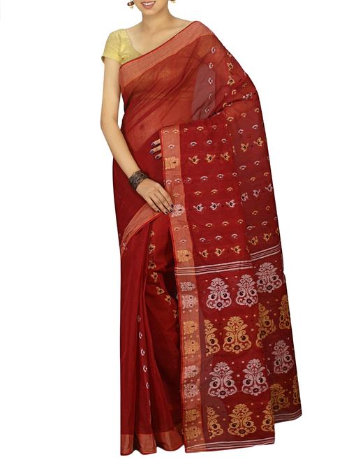 jacquard motif baluchari saree with blouse - 15412292 - Standard Image - 1