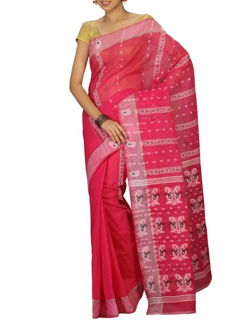 paisley motif baluchari saree with blouse - 15412296 - Very Small Image - 1