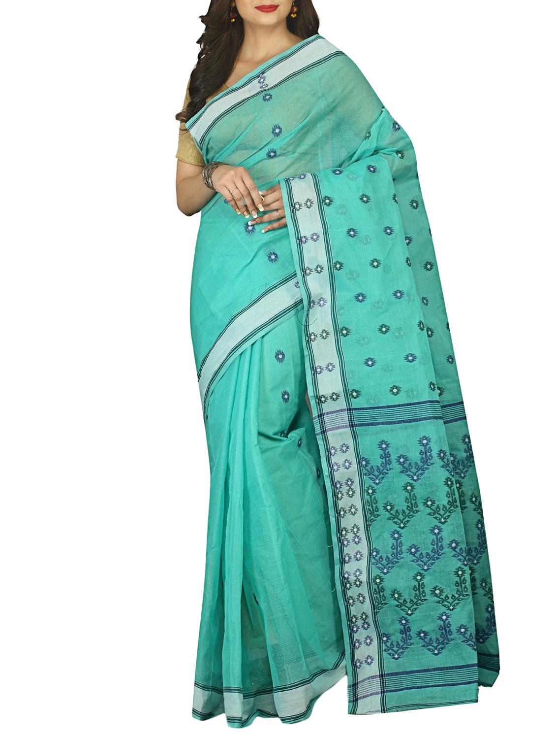 jacquard motif baluchari saree with blouse - 15412307 - Zoom Image - 1