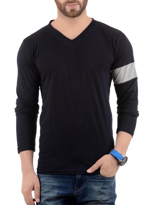 black cotton t-shirt - 15412601 - Standard Image - 1