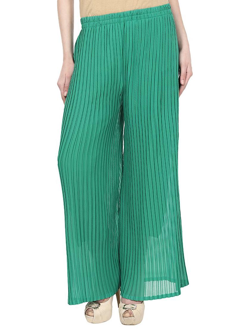 pleated straight palazzo - 15412649 - Zoom Image - 1