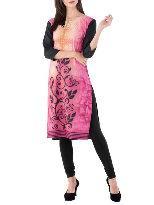 Printed straight kurta - 15412745 - Standard Image - 1