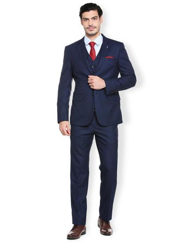 navy blue polyester blend suit - 15413059 - Very Small Image - 1