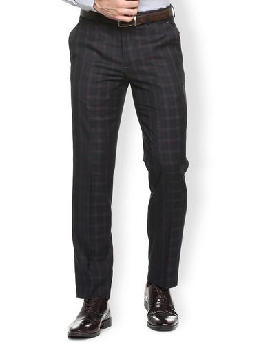 grey terry rayon flat front formal trouser - 15413122 - Very Small Image - 1