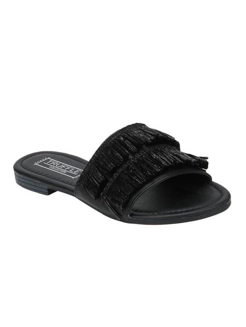 black slip on sandals - 15413153 - Very Small Image - 1