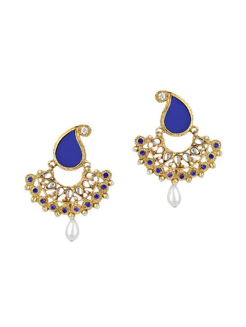 blue drop earrings - 15413243 - Standard Image - 1