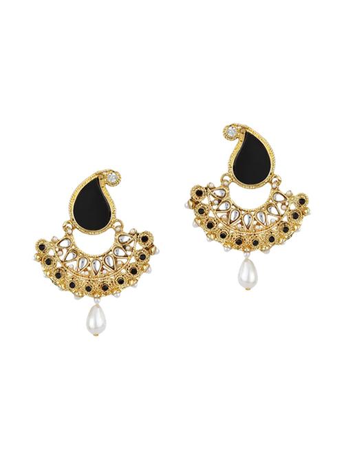 black drop earrings - 15413245 - Standard Image - 1