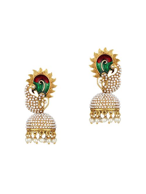Gold Tone Jhumka - 15413253 - Standard Image - 1