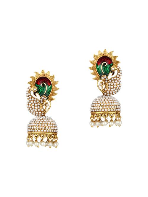 Gold Tone Jhumka - 15413254 - Standard Image - 1
