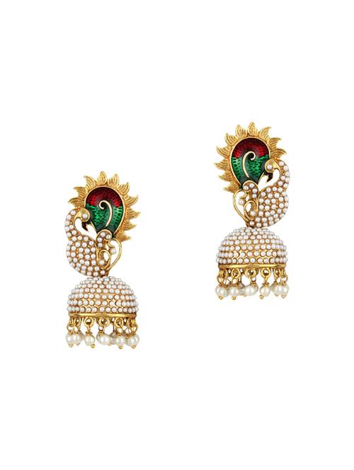 Gold Tone Jhumka - 15413258 - Standard Image - 1
