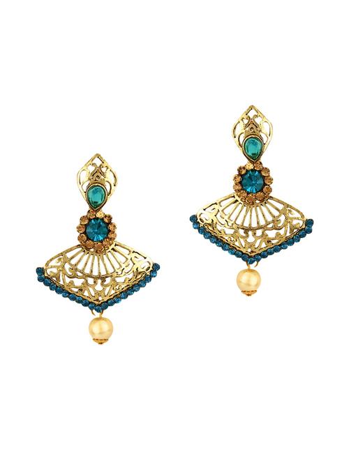 Blue Drop Earrings - 15413275 - Standard Image - 1