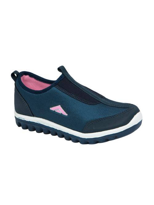 navy slip on sports shoes - 15413341 - Standard Image - 1