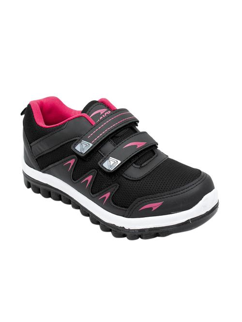 black slip on mesh sports shoes - 15413373 - Standard Image - 1