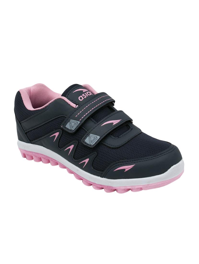 navy slip on mesh sports shoes - 15413382 - Zoom Image - 1