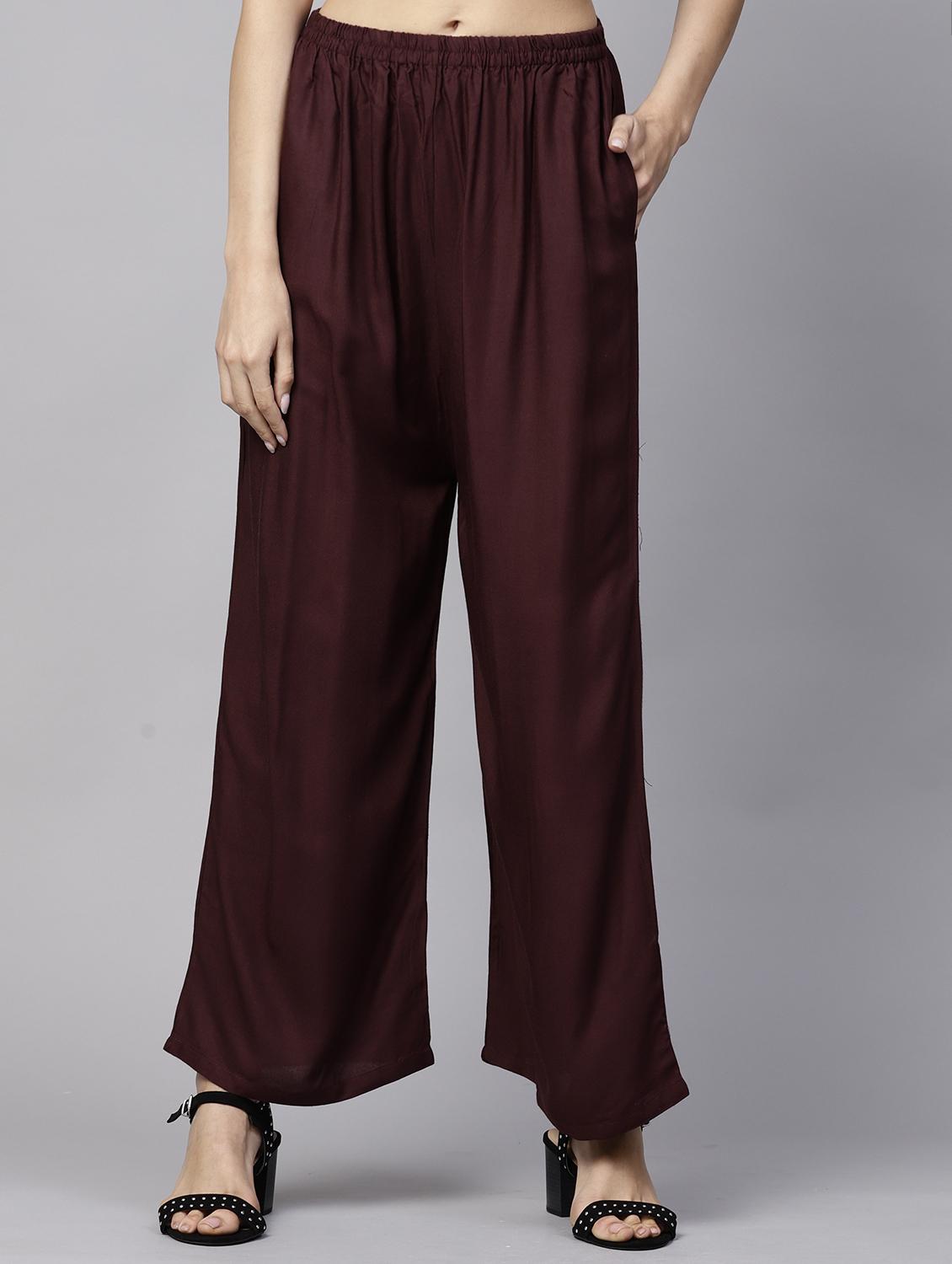 ethnic straight palazzo - 15413406 - Zoom Image - 1