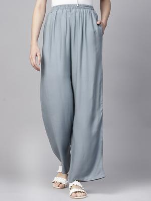 western straight palazzo - 15413407 - Standard Image - 1