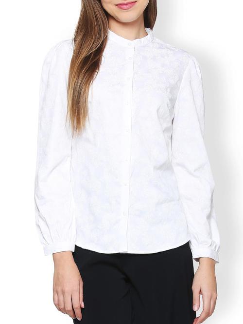 Printed long sleeved shirt - 15413615 - Standard Image - 1
