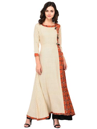 a-line kurta with tassels - 15413627 - Very Small Image - 1