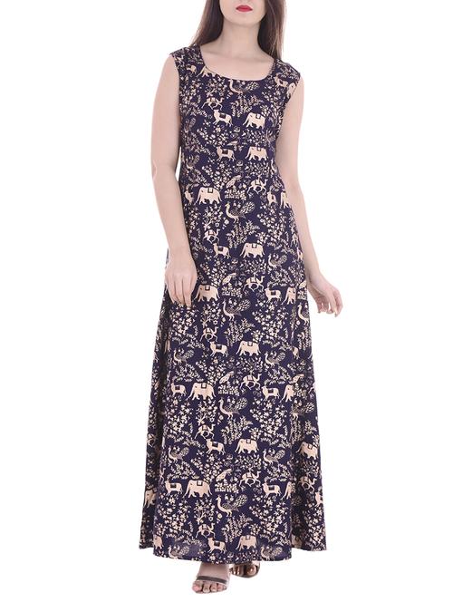 Flared printed kurta - 15413653 - Very Small Image - 1