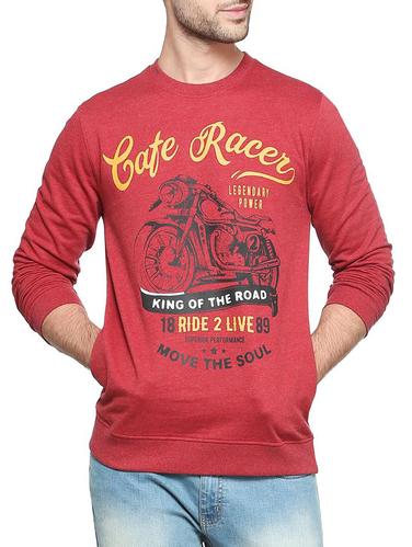 red polyester sweatshirt - 15413738 - Very Small Image - 1