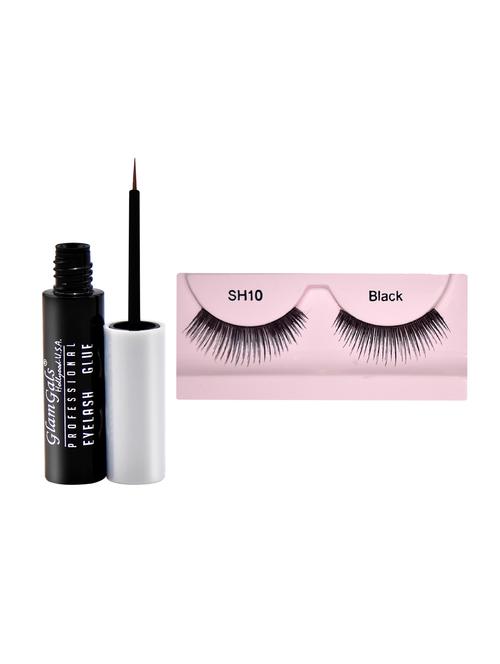 glamgals stylish eye lashes with glue transparent 6.5 ml - 15414427 - Very Small Image - 1