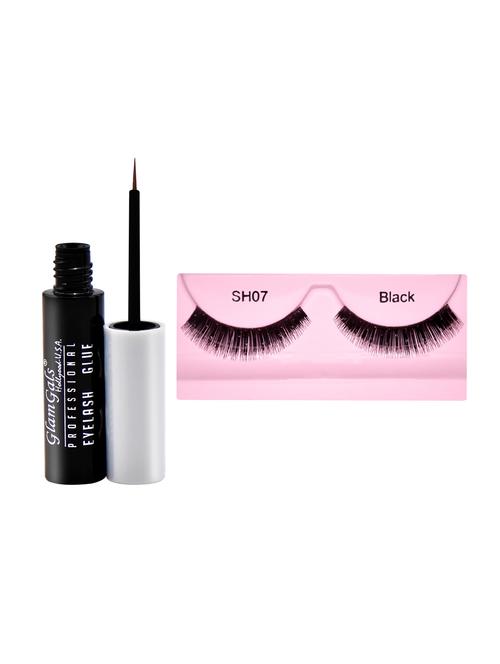 glamgals stylish eye lashes with glue transparent 6.5 ml - 15414434 - Standard Image - 1
