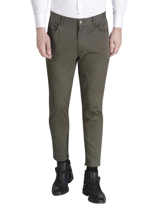 green cotton chinos casual trousers - 15414568 - Standard Image - 1