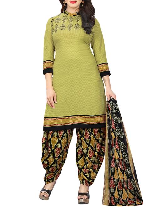 Printed unstitched salwar suit - 15414674 - Standard Image - 1