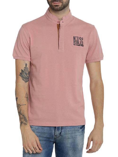 pink cotton t-shirt - 15414732 - Standard Image - 1