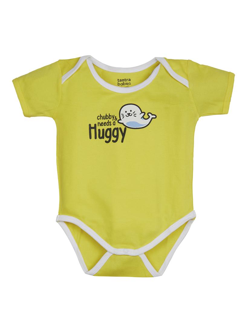 yellow cotton onesies - 15415047 - Zoom Image - 1